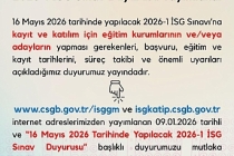 2026-1 İSG Sınav Duyurusu Yayımlandı: 16 Mayıs 2026 Sınav Başvuruları Başlıyor!