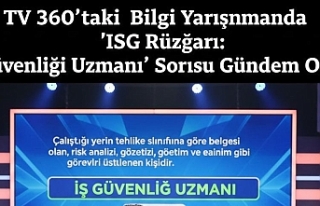 TV 360’taki Bilgi Yarışmasında İSG Rüzgarı:...