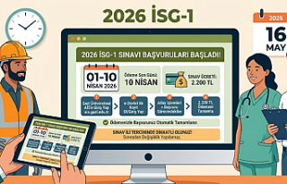 2026 İSG/1 Sınav Ücreti Ödeme Süreci Başladı:...