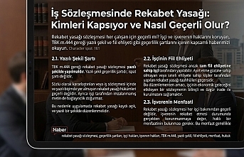 İş Hukukunda Rekabet Yasağı Sözleşmesi Geçerlilik Şartları Nelerdir?