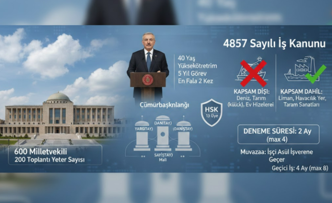 TBMM İşleyişi, Cumhurbaşkanlığı Sistemi ve İş Kanunu’nda Kritik Detaylar