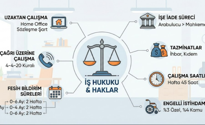 İş Kanunu ve Çalışan Hakları Rehberi: Uzaktan Çalışma, Tazminat ve İşe İade Süreçleri