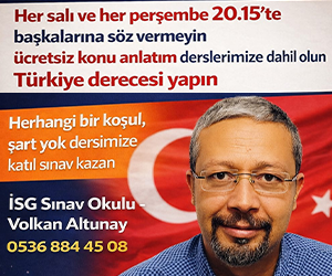 Volkan Altunay İSG Sınav Okulu Hazırlık Kursu