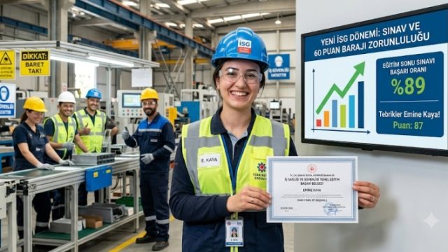 İŞ DÜNYASINDA YENİ DÖNEM. İSG EĞİTİMLERİNDE "FORMALİTE" BİTTİ, SINAV VE 60 PUAN BARAJI GELDİ!