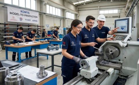 Konya'da Ücretsiz Sanayi Eğitimi: Modelden Üretime II Başvuruları Başladı!