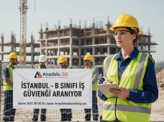 İstanbul Tuzla’da B Sınıfı İş Güvenliği Uzmanı Aranıyor!